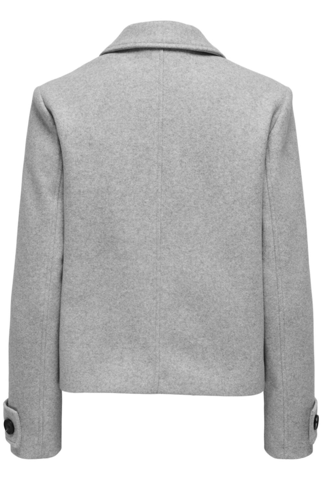 ONLFREJA LIFE SHORT DB JACKET OTW NOOS 15320983 Light Grey Mela/MELANGE